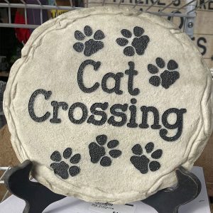 Cat Crossing Stepping Stone