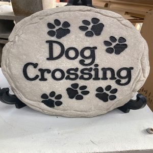 Dog Crossing Stepping Stone