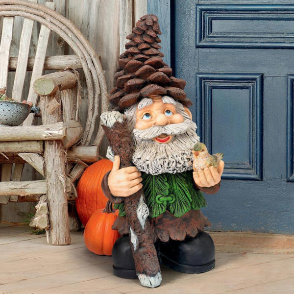 Pinecone Percy Woodland Gnome Statue