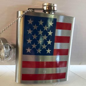 American Flag Flask