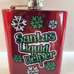 Santas Liquid Helper Flask
