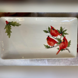 Cardinal Platter