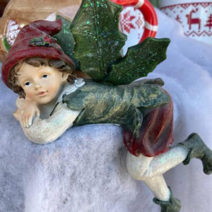 Christmas Elf laying