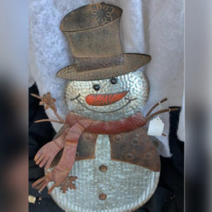 Metal Snowman