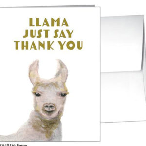 Llama Just say thank you