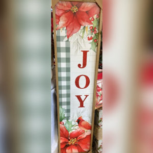 Wooden Holiday Sign Joy