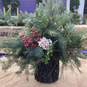 6" Surreal Oak Planter